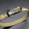 - Підсумок відкритого типу для турнікетів CAT , SOF-T , SAM XT. - Передбачений фіксатор для маркера. - Конструкція кріплення передбачає вертикальну та горизонтальну фіксацію холдера на споряджені. - В основі жорсткий каркас, з полімерного матеріалу tegris - Еластична основа верху забезпечує фіксацію турнікетів без додаткових елементів кріплення за рахунок компресійного тиску. - Відкриті сторони підсумка дозволяють швидко фіксувати та вилучати вміст з обох боків . Монтаж даного типу призначений для розвантажувальних систем , РПС , тактичних ременів оснащених моллє системою, поясних ременів. Матеріали: - Ламінована кордура SQUADRON ® - Елементи фіксації VELCRO® - Tegris® Основні габарити виробу - 12×5×3